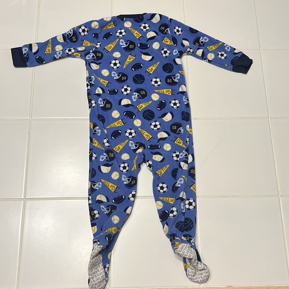 Carter’s, 12 month, go team, sleeper - Picture 3 of 3